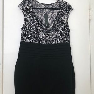 Daisy Fuentes Onyx BodyCon Knit Dress Sz XL